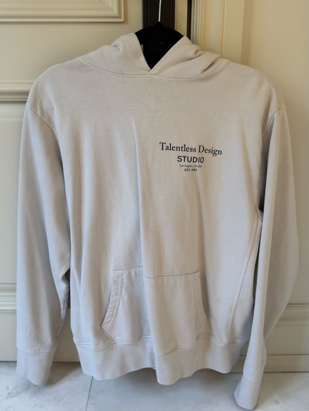 Talentless Design Studio - Cream Graphic Hoodie